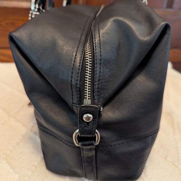 Coach Soho Black Two Way Leather Satchel F172202 - Picture 5 of 15